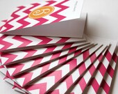 Featured on the TODAY SHOW: Stationary Set, Modern Notecards, Monogram Stationary, Cards, Personalized, Pink Stationery CHOOSE Colors