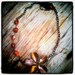 Fall Colored Mixed Media Brass and Copper Flower Necklace - 22 in length