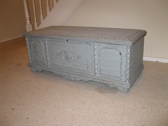 chic and shabby grey trunk cedar chest by vintagerebornlaura chic and shabby grey trunk cedar chest by vintagerebornlaura