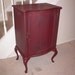 Chic and Shabby Red Storage Cabinet / Media Cabinet / Bookcase