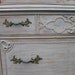 For Claire Chic and Shabby Silver Grey Tall Dresser / Chest of Drawers