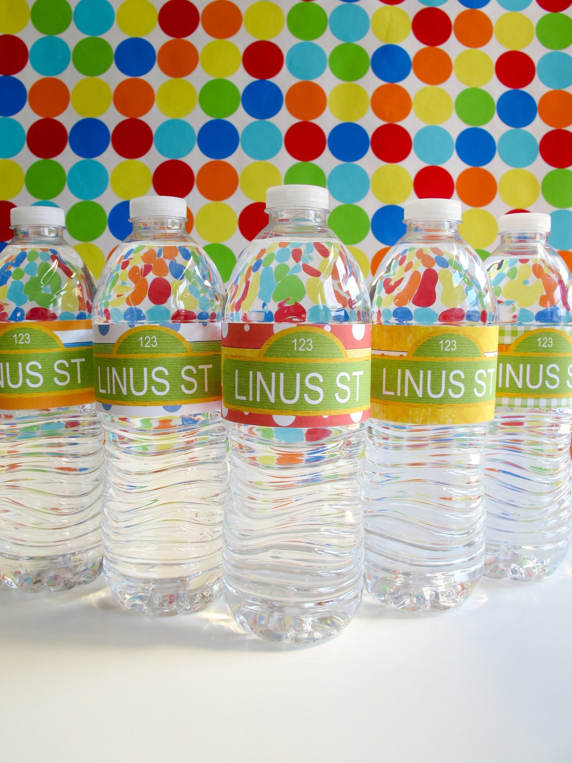 CUSTOMIZED Sesame Street Water Bottle Labels, PDF
