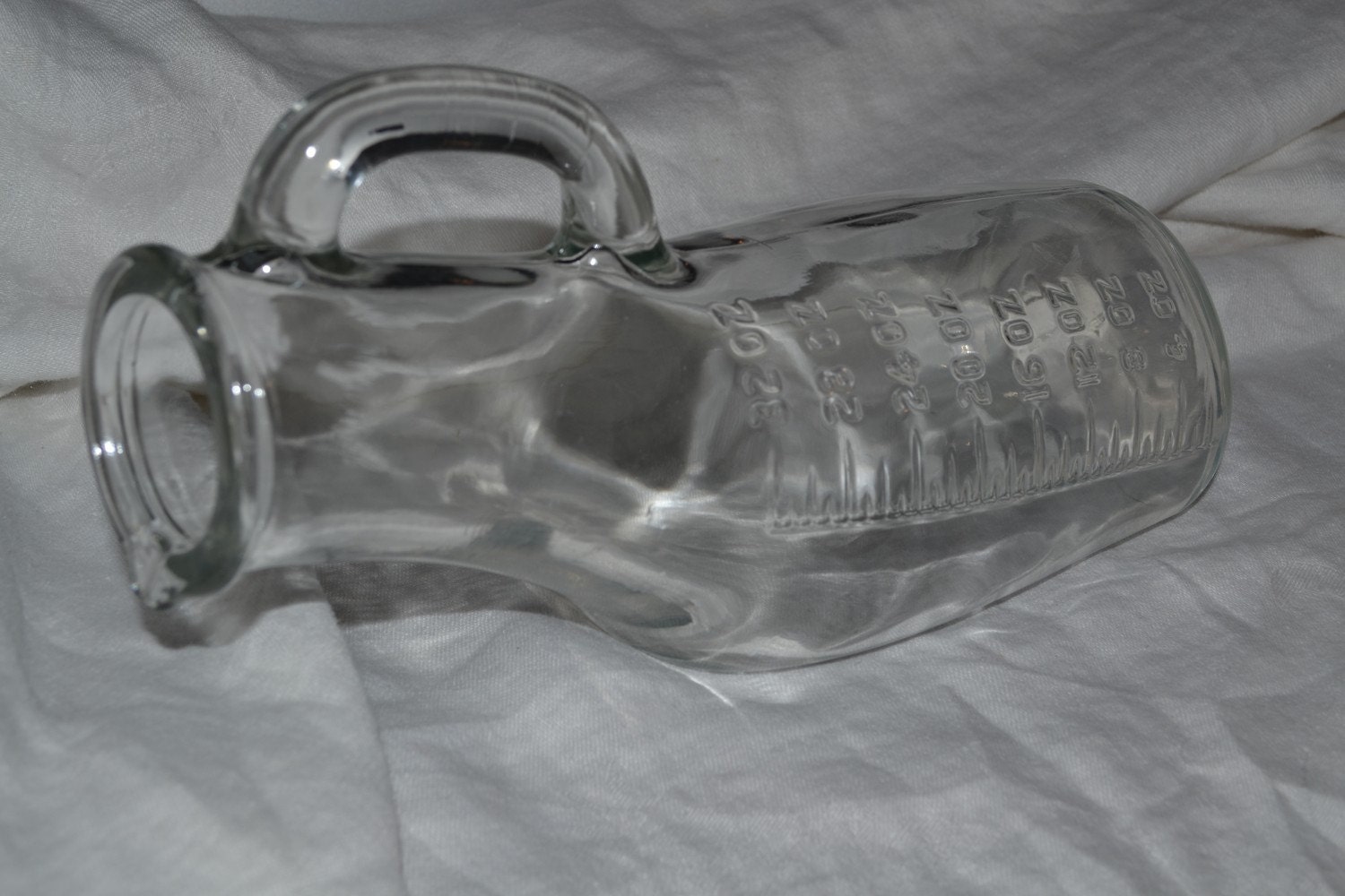 Vintage glass male urinal hospital grade Glasco by VintagewithSoul