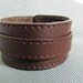 Jewelry bangle buckle bracelet leather bracelet men bracelet women bracelet made of brown leather and metal buckle cuff 1SZ-LH-228