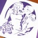 Custom Wedding Silhouette, Anniversary Silhouette