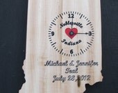 Woodbob.com Indiana Clocks - Custom Shaped Clocks