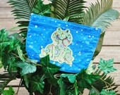 appliqued, frog, baby bib, mate, girl, boy, uni-sex