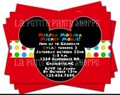 Mickey Mouse Inspired Invitations DIY Print Your Own Il_170x135