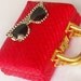 Rockabilly Red Box Purse Italy Woven