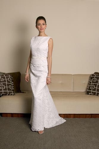 Belgian Lace Three Piece Bridal Ensemble