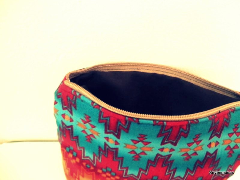 Turquoise Red Native Southwest Pouch