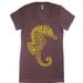 Womens SEAHORSE T Shirt - American Apparel Tshirt - S M L XL (20 Color Options)