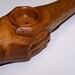 ceremonial wooden pipe
