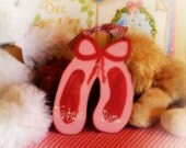 Ballerina Shoes Personalized PINK Girls Room Child Door Hanger Wall Decor
