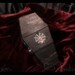 Gothic Black Coffin Spider Skull Wine Velvet Jewelry Pillow Gift Wrapped Box