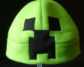 MineCraft Creeper Fleece Hat