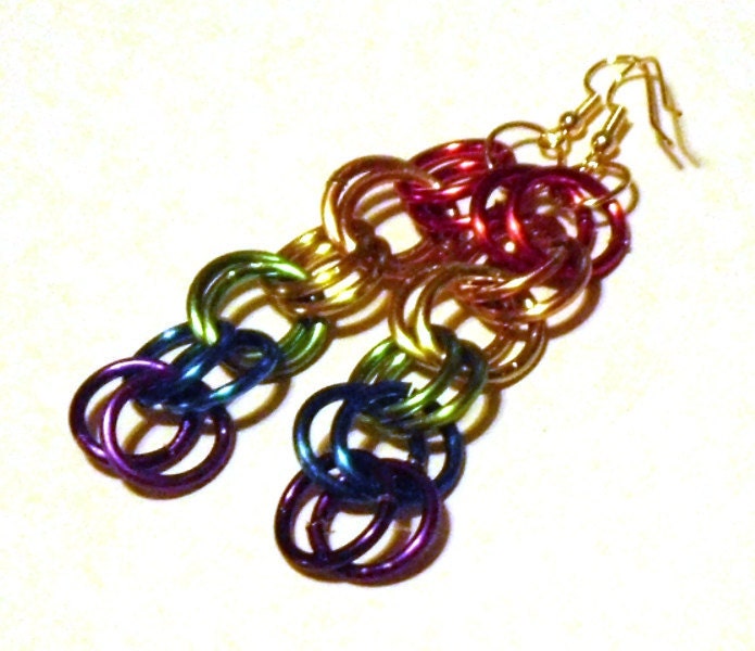 LGBT Pride Rainbow Earrings Chainmalle Mini