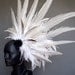 MADE TO ORDER White Feather Headpiece Headdress