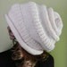 HIPPIE Hat Women Teen Huge X - Large Hat crochet huge chunky Slouch Cap , Rasta Cap, Big Beanie, baggy winter slouch hat in SUMMER Cream
