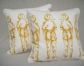 PILLOW / CUSHION set of two cotton covers