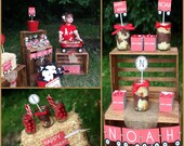 Radio Flyer Baby Shower Decorations- Red Wagon Baby Shower PDF