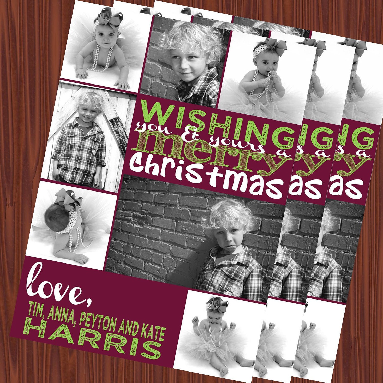 Christmas Cards- Photo Cards-Holiday Cards Printable JPEG Il_570xn
