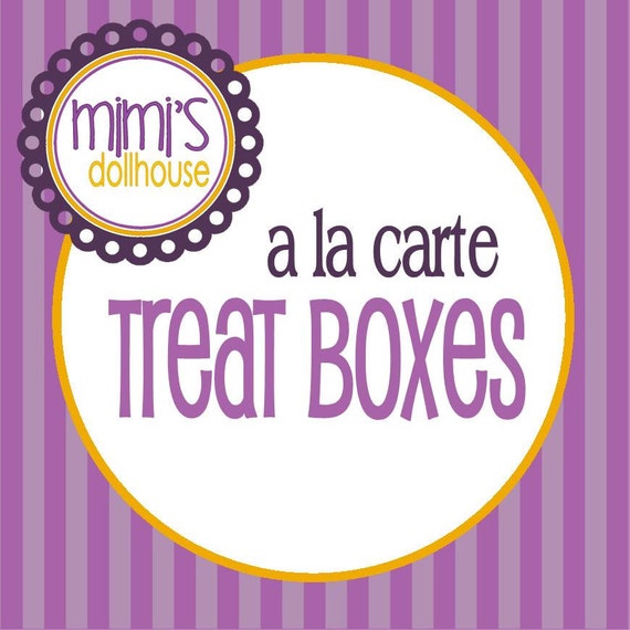 A la Carte Treat Boxes from any Mimi's Dollhouse Design PDF/JPEG Il_570xn