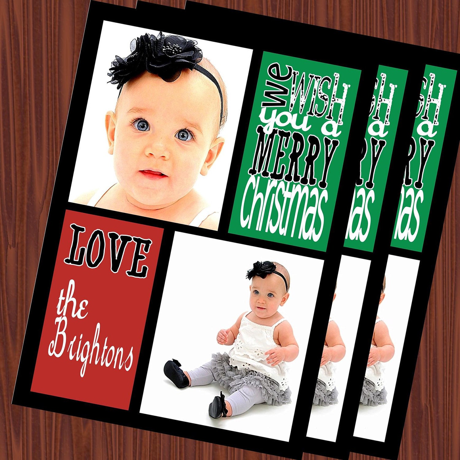 Christmas Cards- Photo Cards-Holiday Cards Printable JPEG
