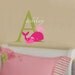 Baby Name Nautical Wall Decal Whale Ocean Nursery Decor