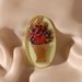 1950 celluloid flower brooch - Vintage