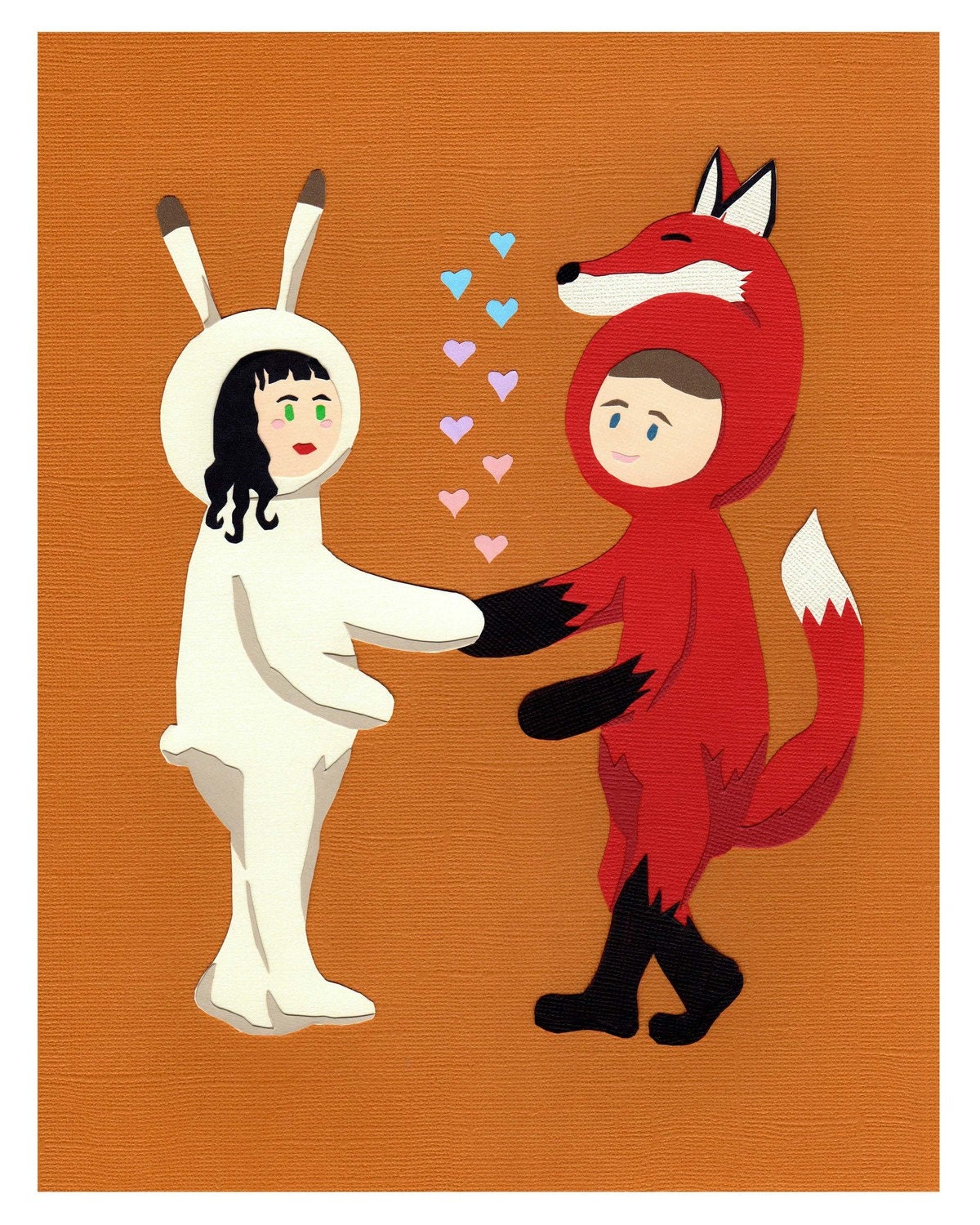 Foxy Love, 8x10 Art Print