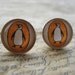 Unique Penguin Books Cufflinks Made With Vintage Paperback Covers- Mens Fashion Cuff Links- Literary Gift for Him