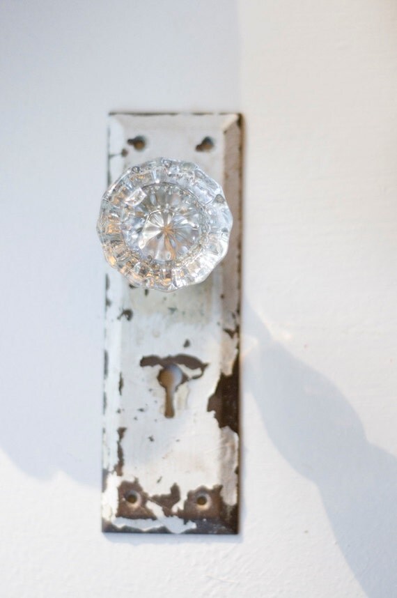 Vintage Crystal Door Knob Curtain Tie Back by eviemethugh on Etsy