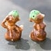 Vintage Salt and Pepper Shakers - Monkey Figurines
