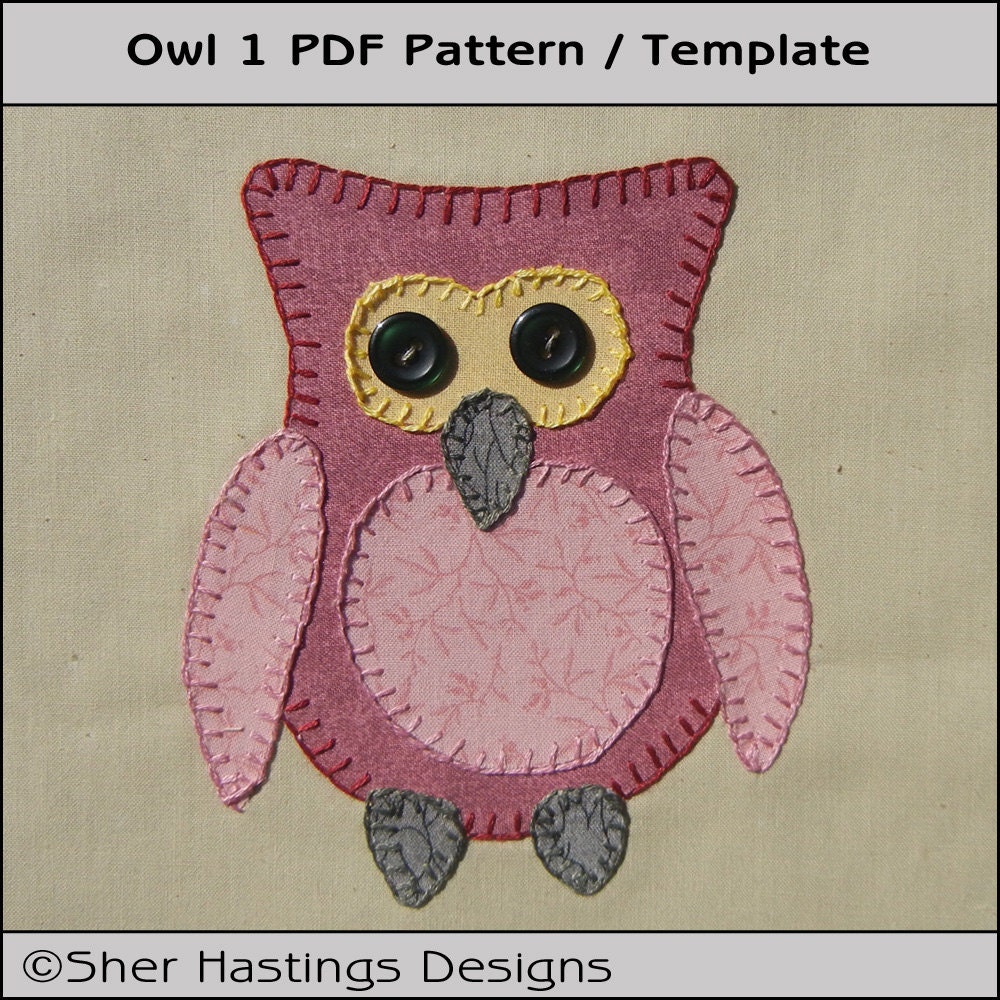 Applique Owl Pattern