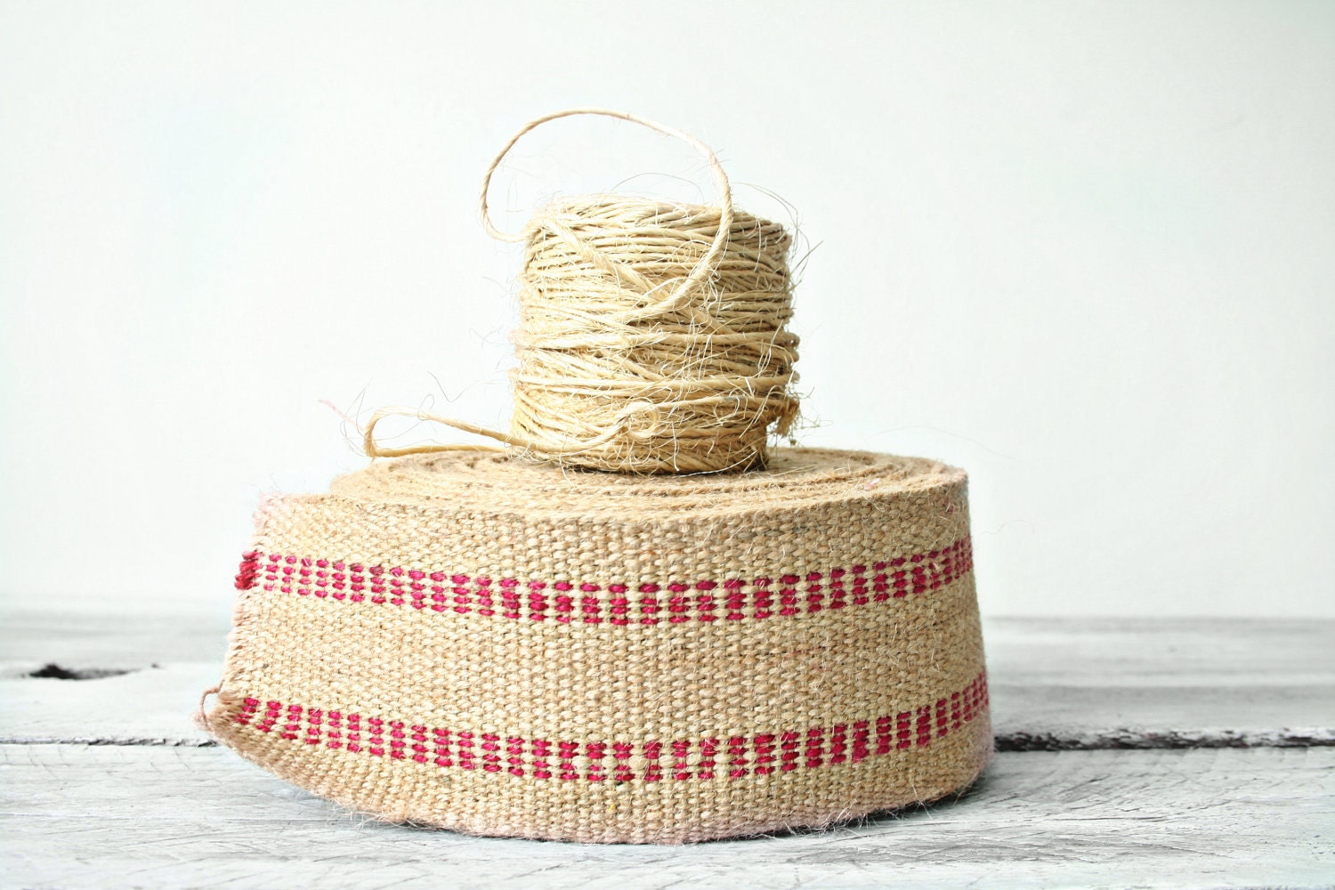 Vintage Burlap Trim