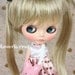 12" Goodyblythe Doll Hair Wig for Blythe Blond Pigtail W63