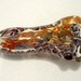 Blown Glass Pipe Lampwork Pipe - Inside Out Wormy Spoon - Extra Thick