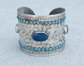 Ethnic silver bracelet cuff (layaway available)