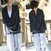 cotton sweater /spring shirt/ Tshirt / long sleeves shirt / knitwear/spring fashion Gray pullover/Grey/Drop (FM135)