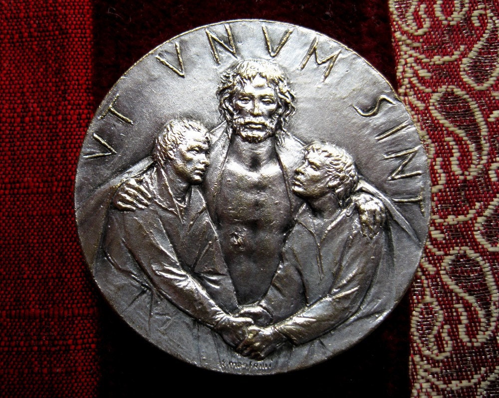 Reserved for Yannis- Christian Unity Medal -- That They Might Be One-- 1975 Silver Commemorative Coin Jubilee Year, Ecumenism