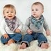 Bibdana Bandana Bib, Pink Bicycles, As seen in Pregnancy and Newborn Magazine