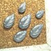 Leaf Push Pins Silver thumbtacks Leaves Thumb Tack Set Desk Accessories Decorative Pushpins Office Organizers