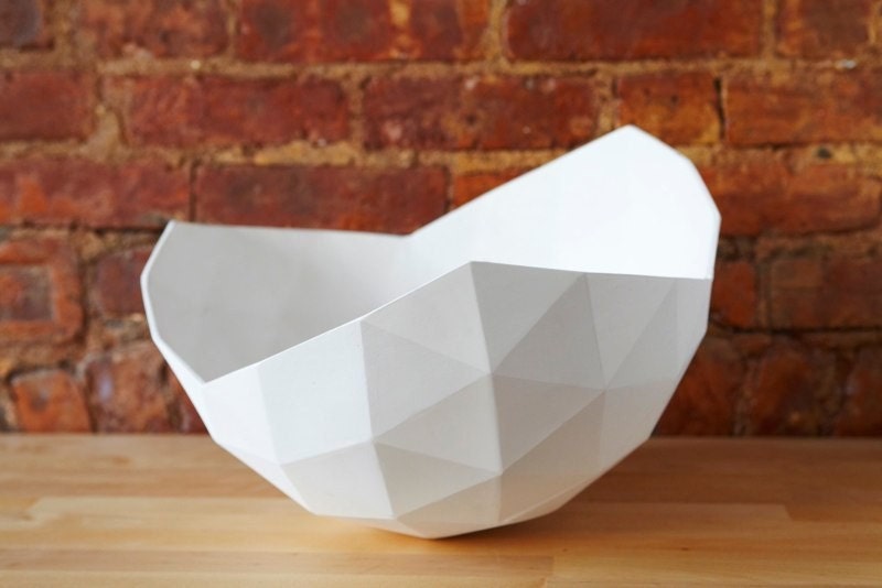 Ceramic Geo Bowl