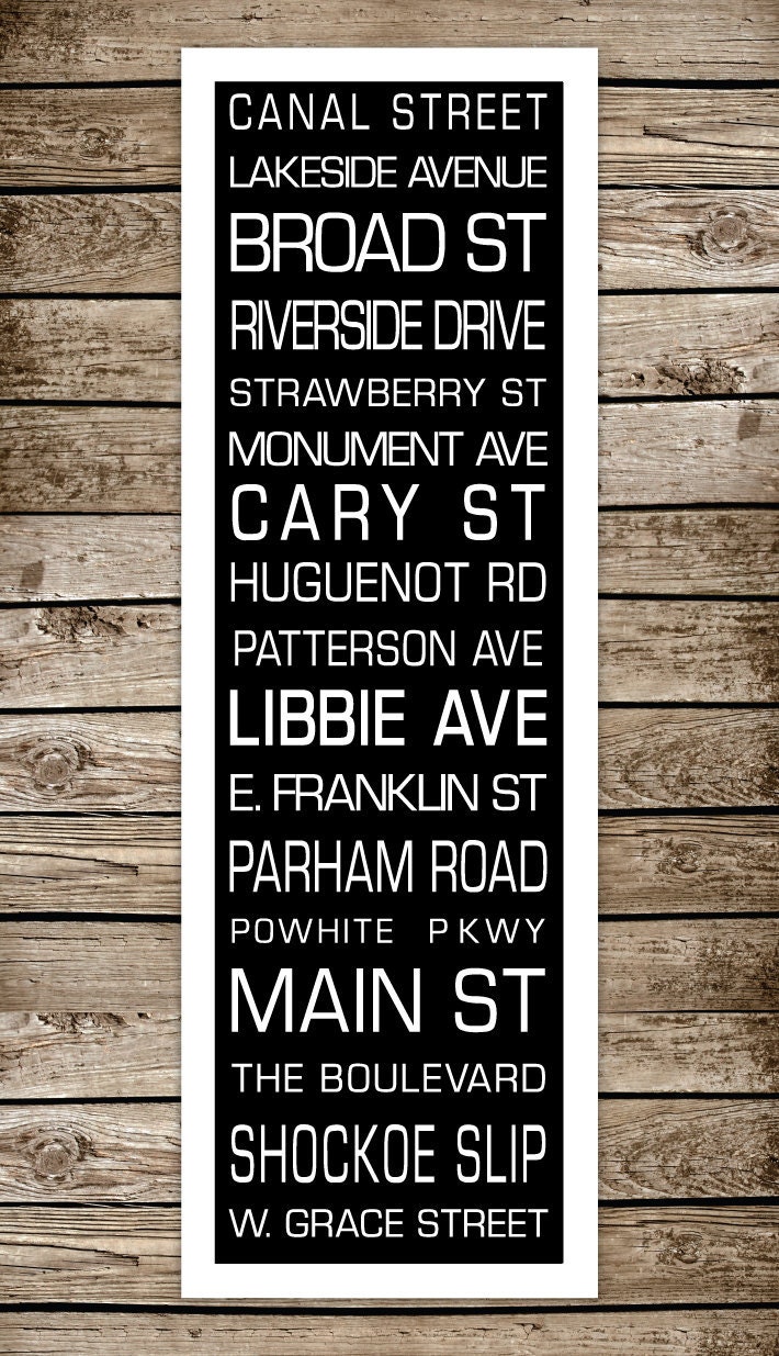 Richmond Destination Print