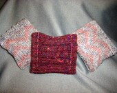 Three Organic Lavender Sachets - pink and grey