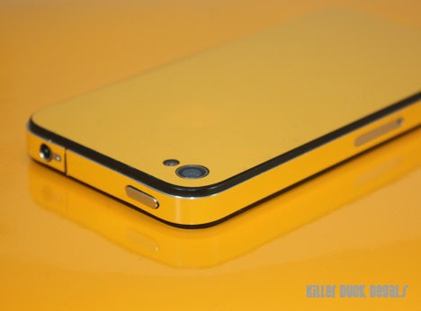Deluxe Edition Straight Vinyl iPhone 4s / Verizon 4  Decal Skin