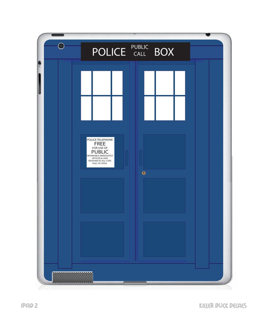 Tardis iPad 2 Skin