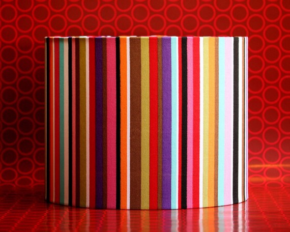 Lampshade 10" drum lampshade - READY TO SHIP - On Sale