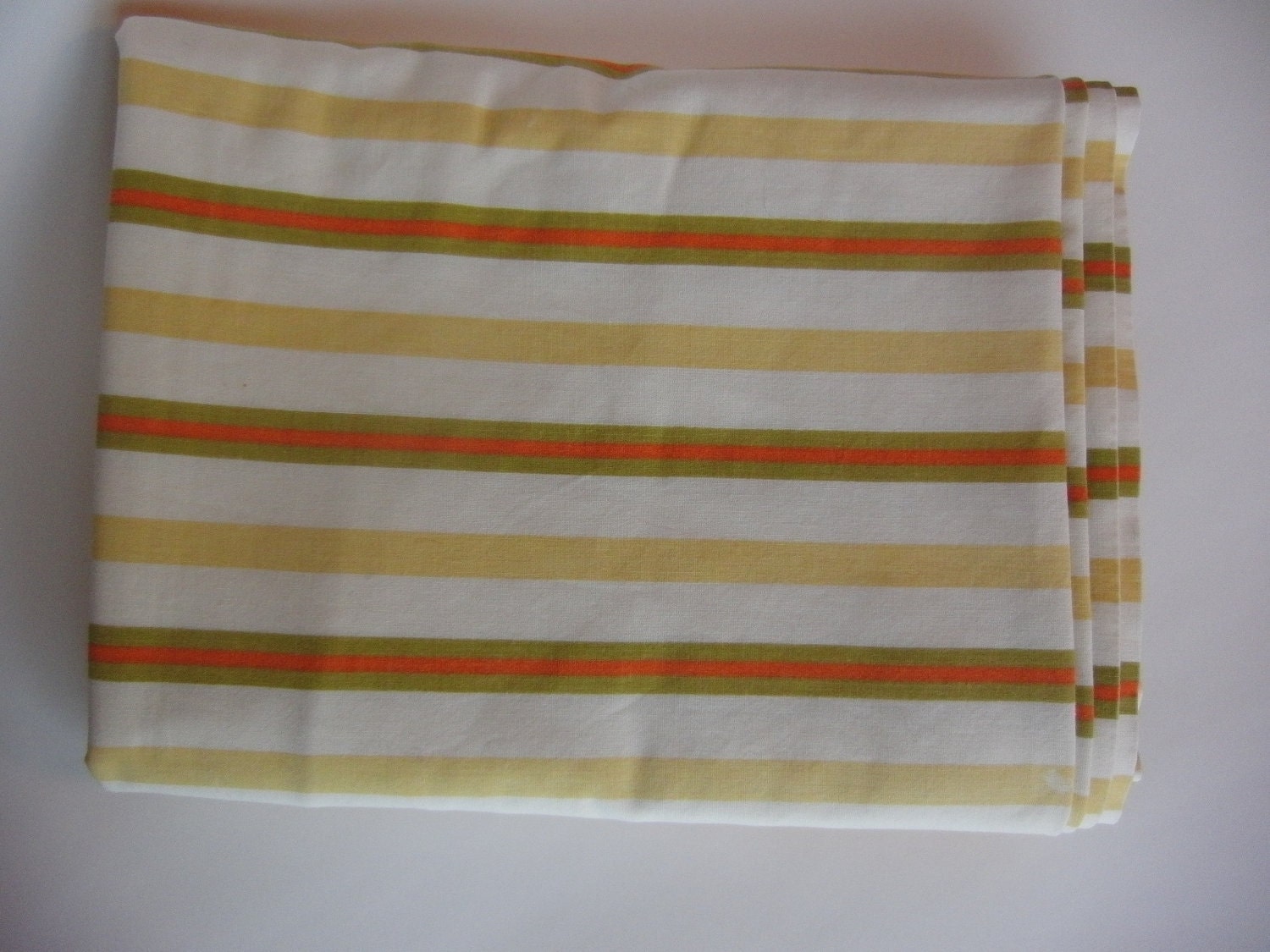 Shabby Chic Vintage Stripes Twin Flat Sheet